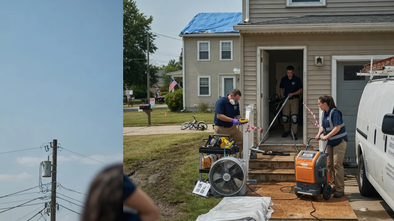 Water Damage Repair in Luxemburg, WI near me